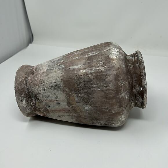 Hand Painted Faux Stone Vase - Picture 4 of 12